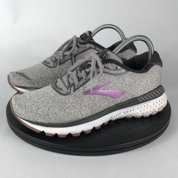 Brooks GTS 20 Gray/Purple Athletic Running Shoes 1202961B030 Women’s Size 7 - Picture 1 of 12